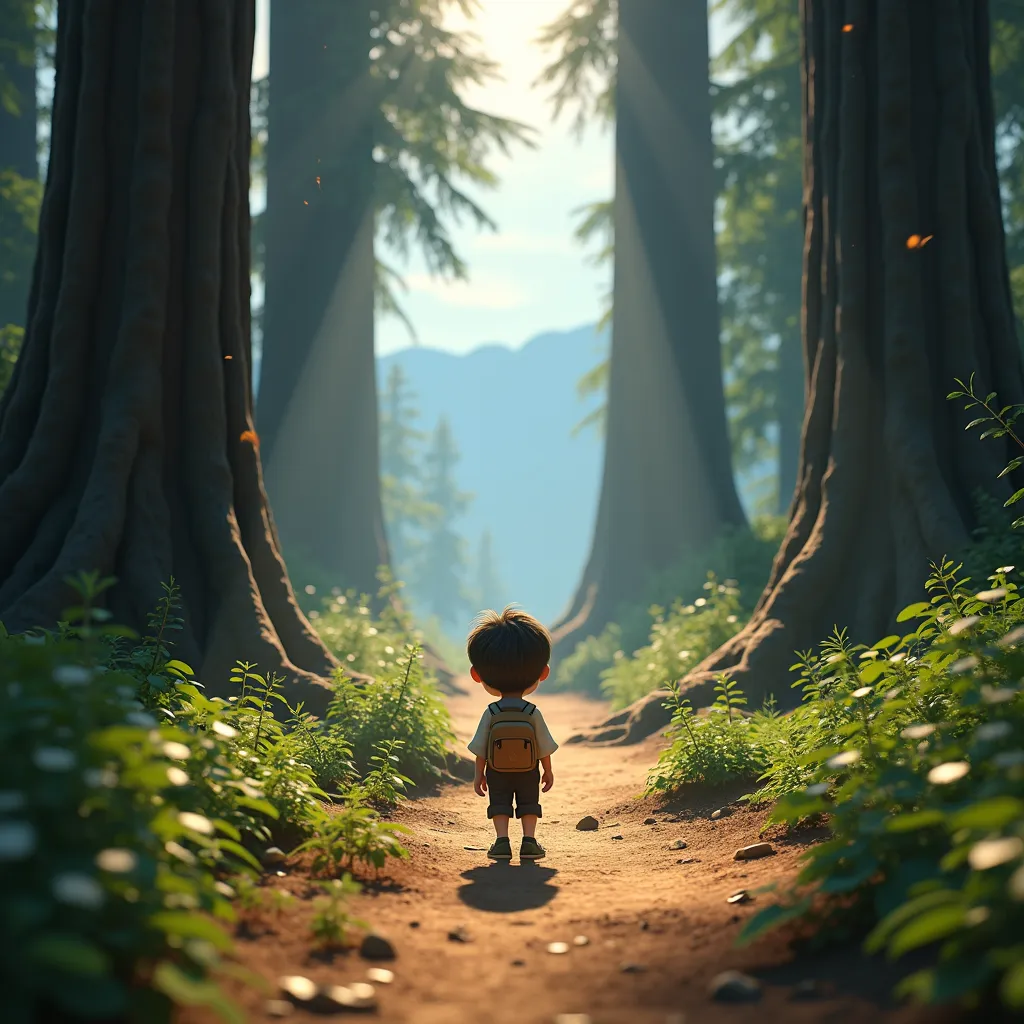 Scene showcasing dimensional depth and perspective