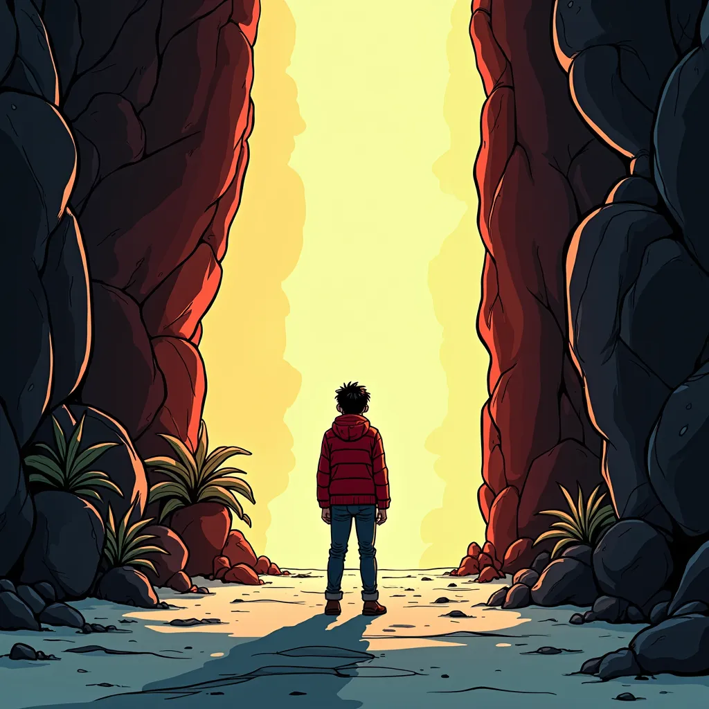 High contrast scene with strong visual impact
