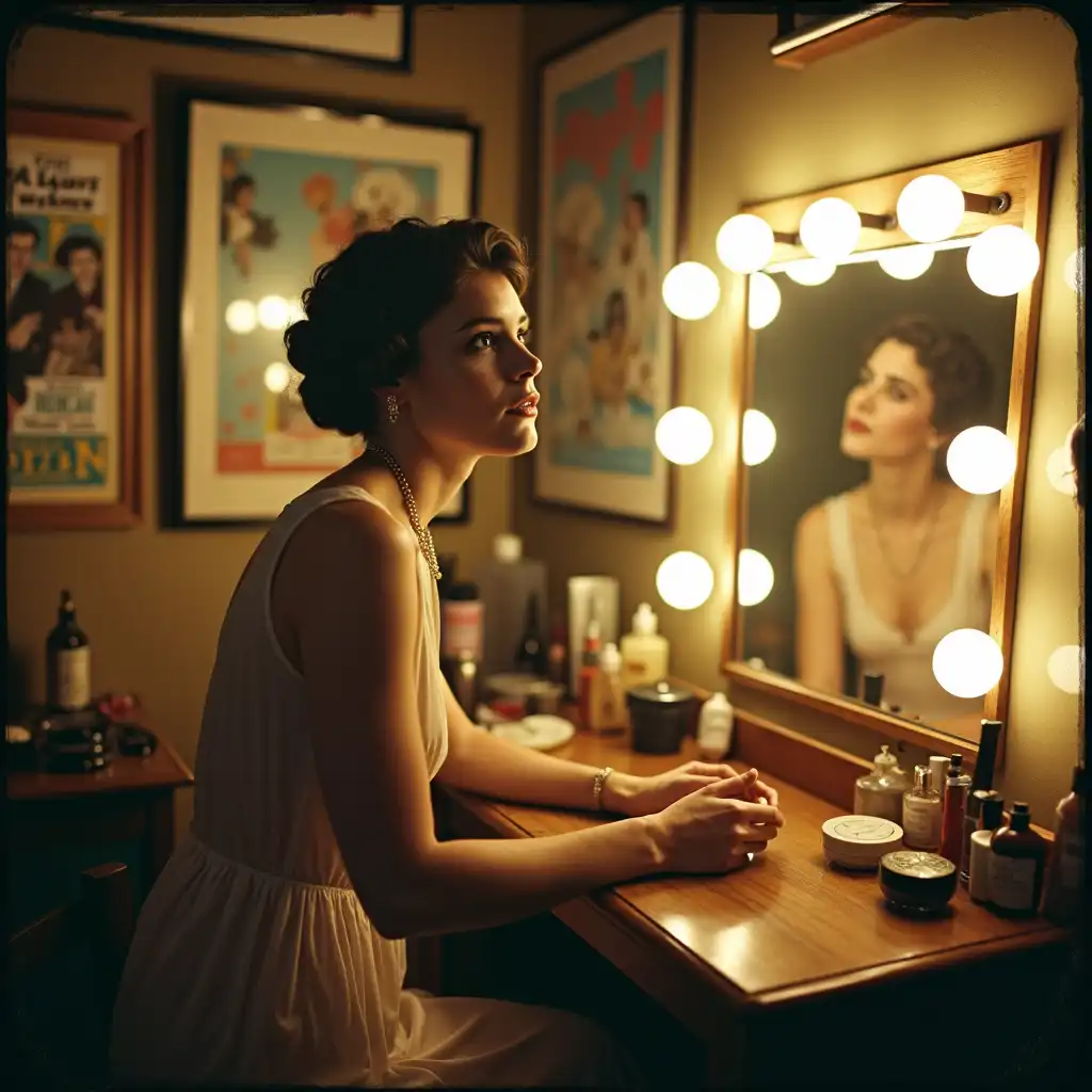 Nostalgic moment with vintage light leaks
