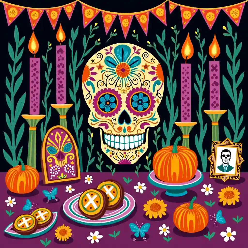 Symbolic imagery representing cultural concepts