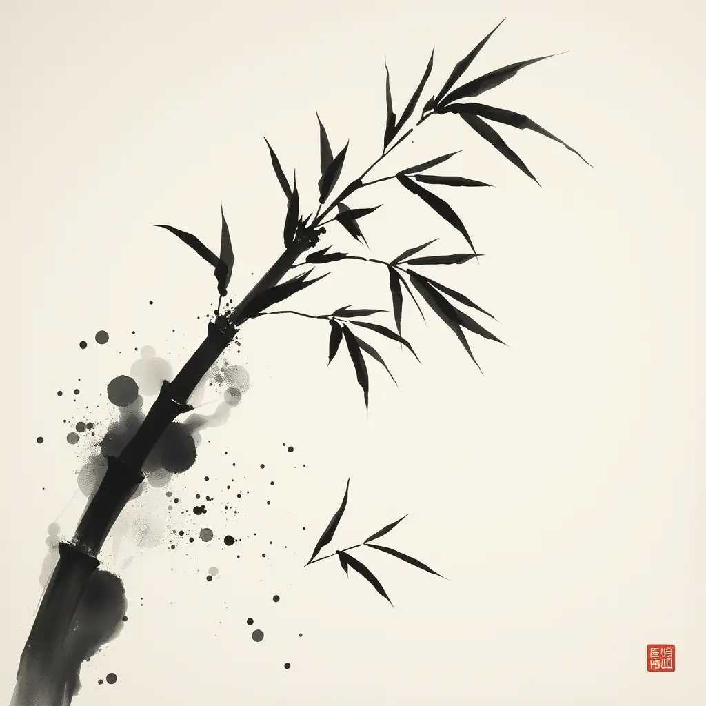 Dynamic brushstrokes capturing movement