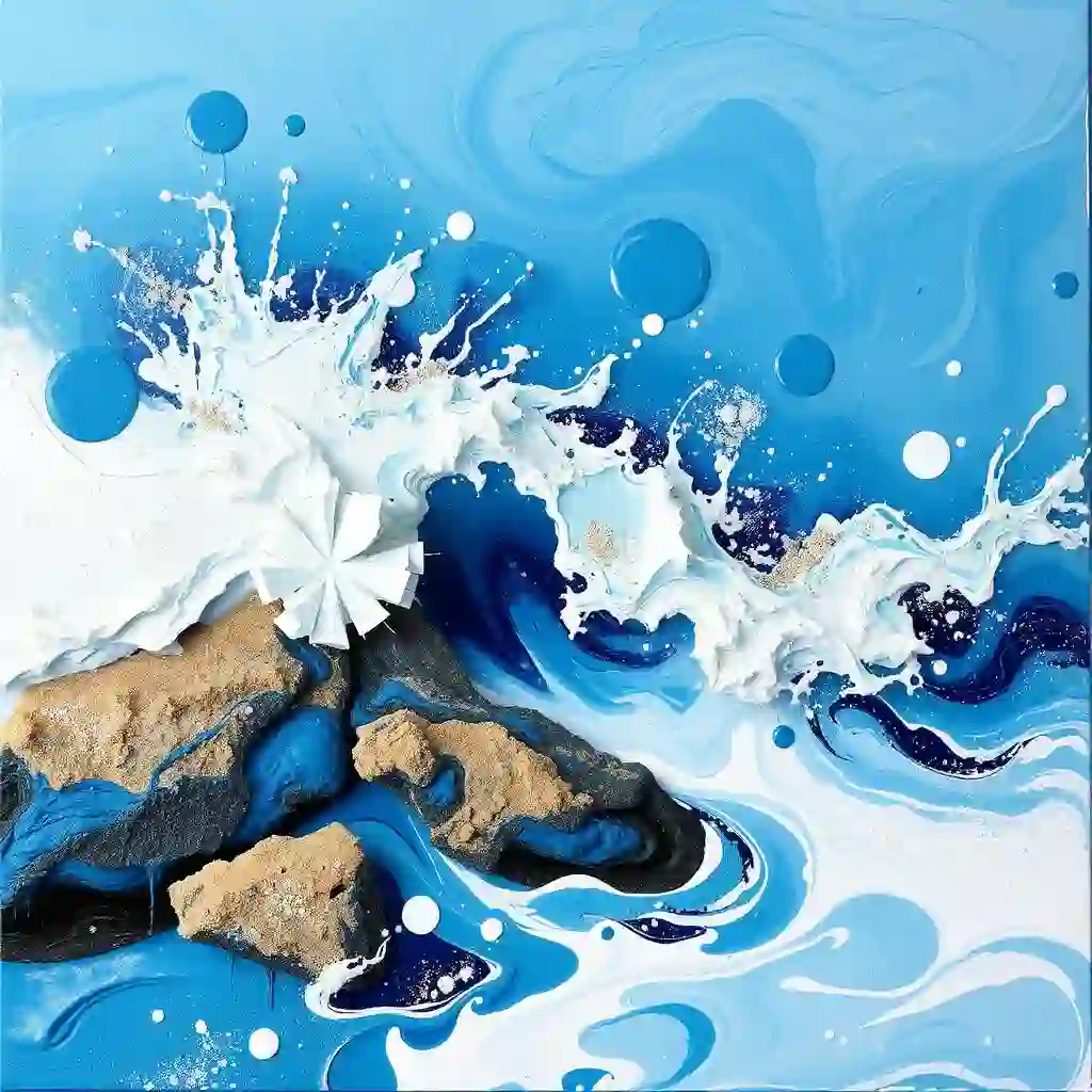 Experimental techniques with mixed media elements