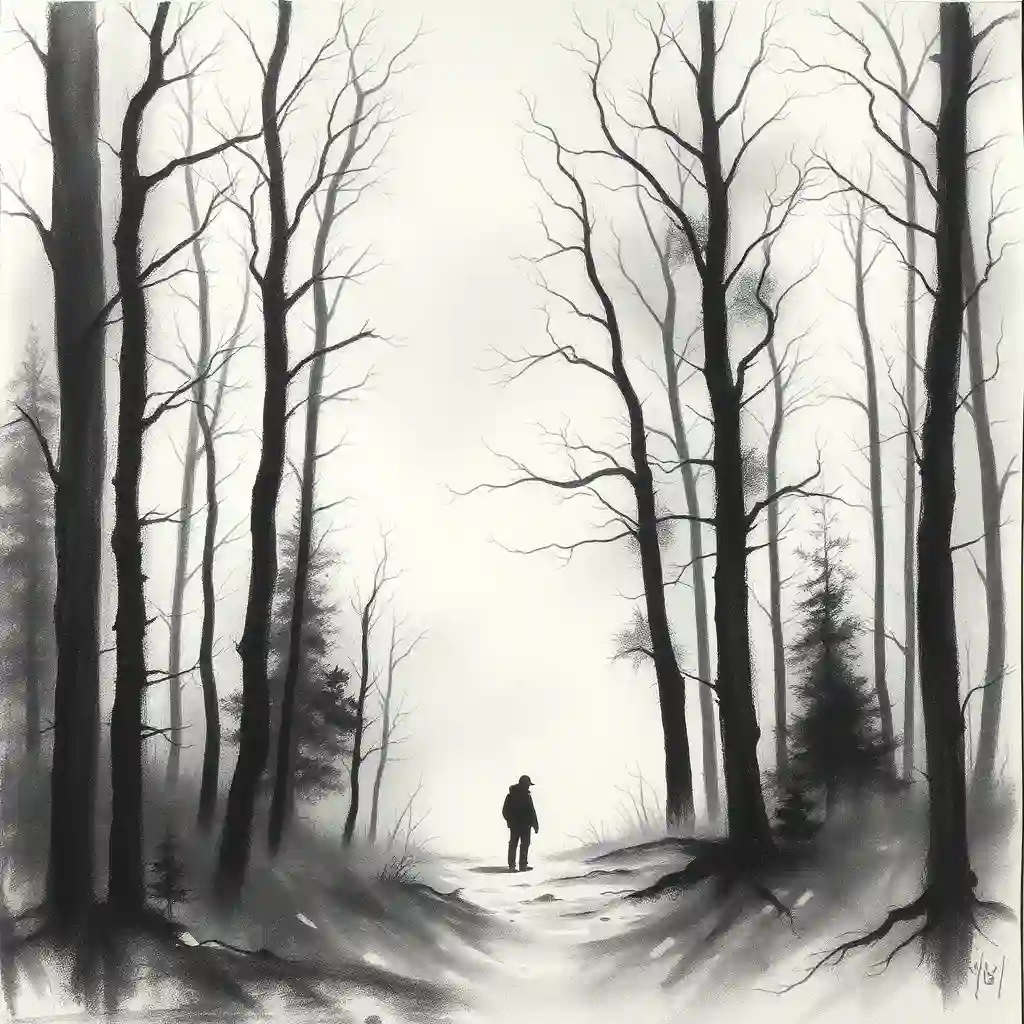 Evocative scene with moody, atmospheric quality