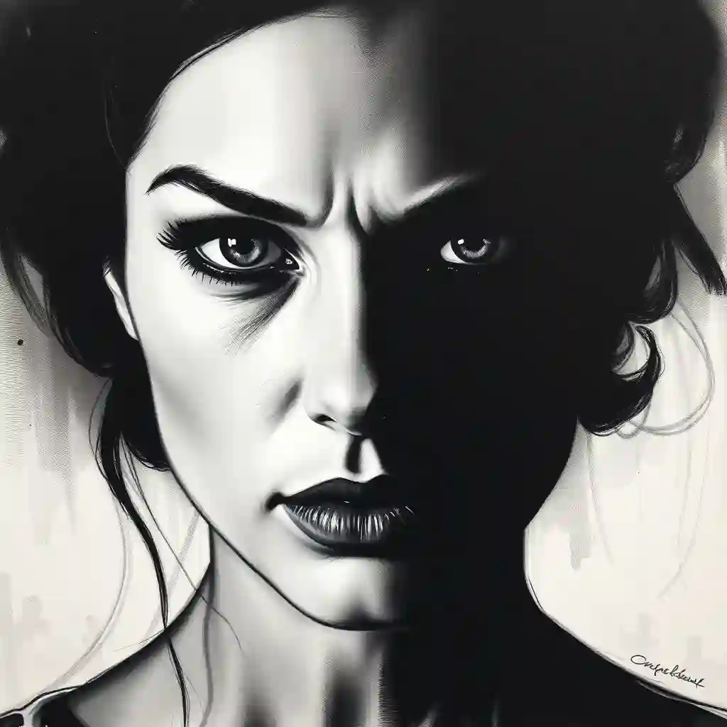 Portrait showcasing rich, velvety blacks