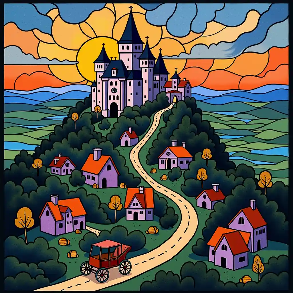 Example of flattened perspective