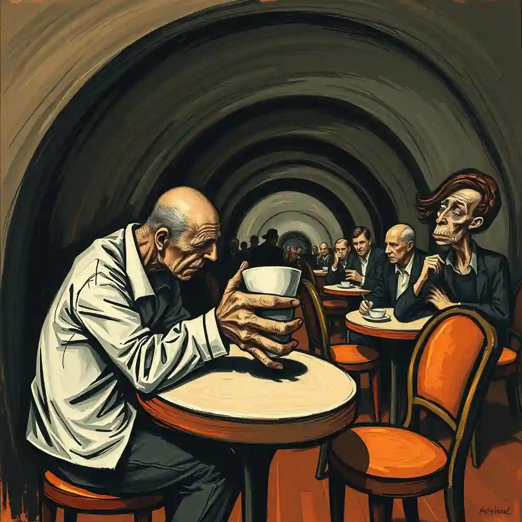 Figures with emotionally charged distortions
