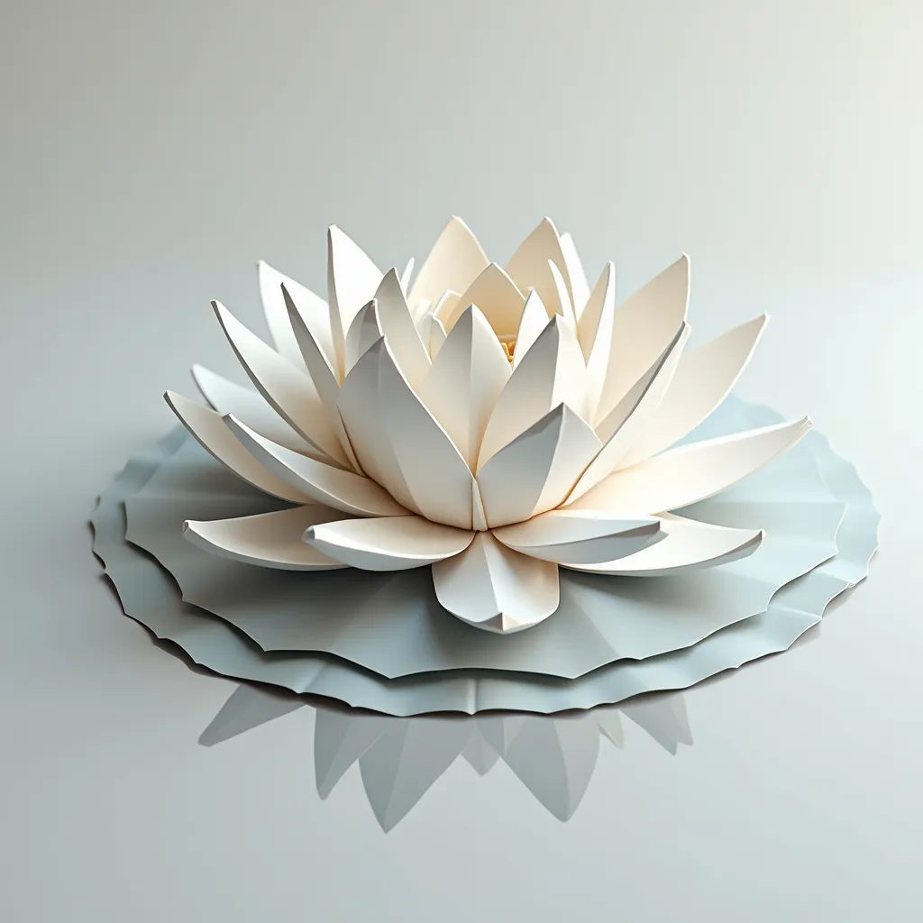 Minimalist scene with essential elements