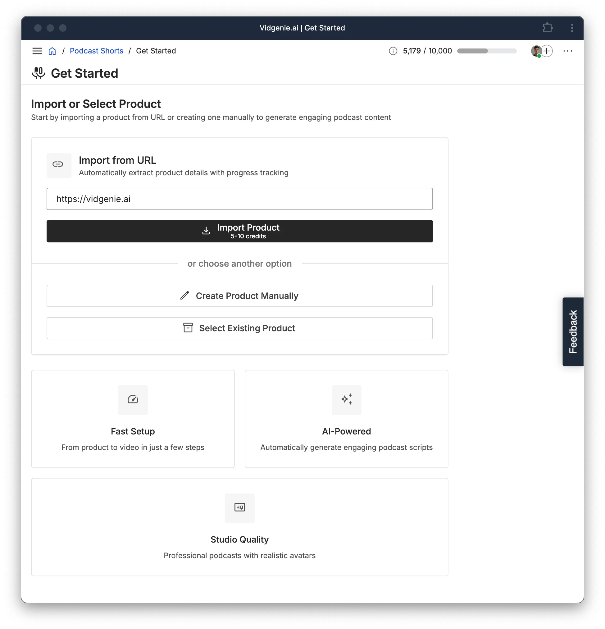 Set up your product